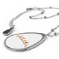 Birds on a Branch Oval Necklace