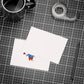 Bear with a Rose Postcard Bundles with Envelopes