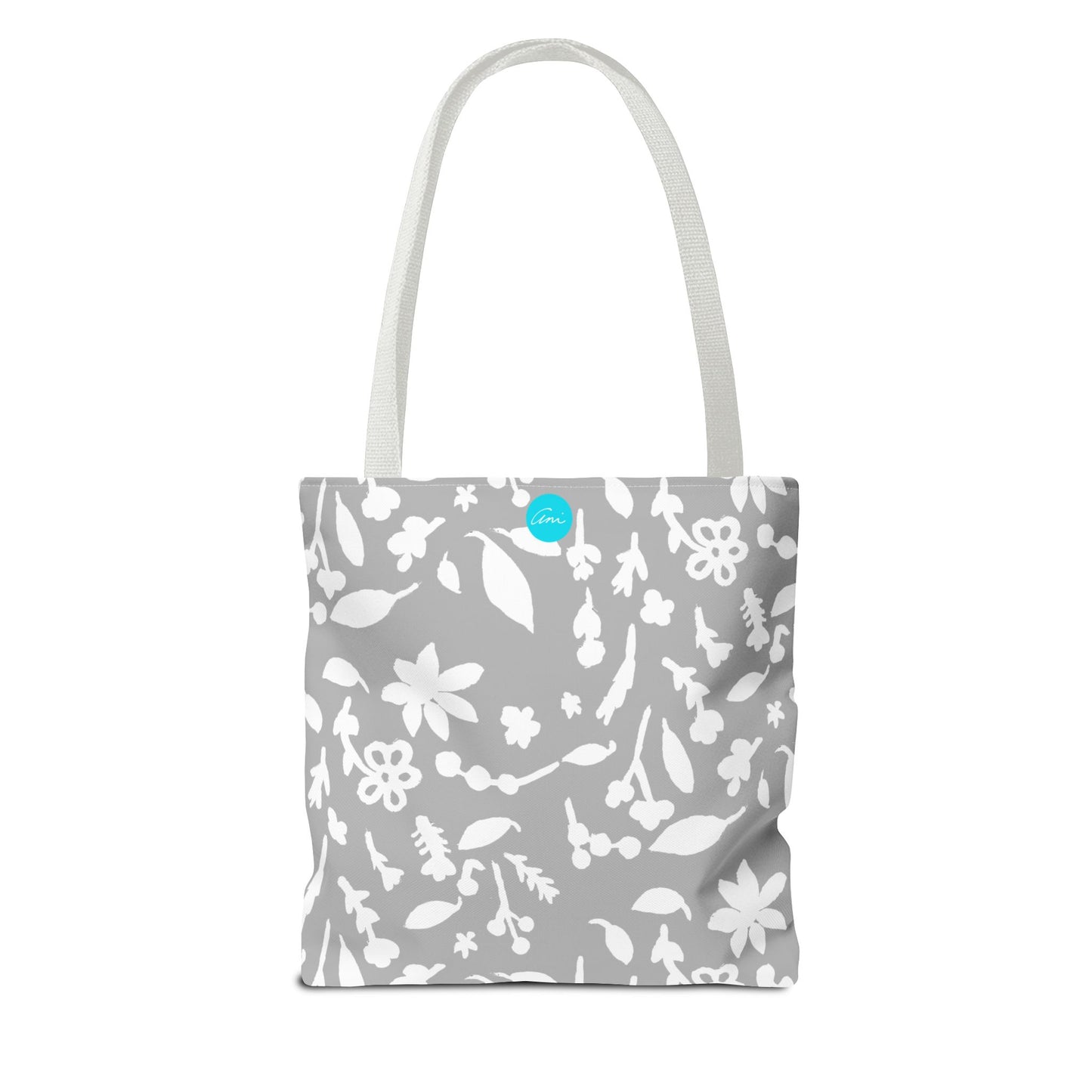 Light Grey Fall Foliage Tote Bag