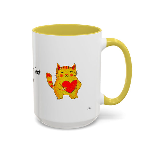 You're Purr-Fect For Me Accent Mug