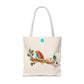 Bright Bird on a Branch Tote Bag