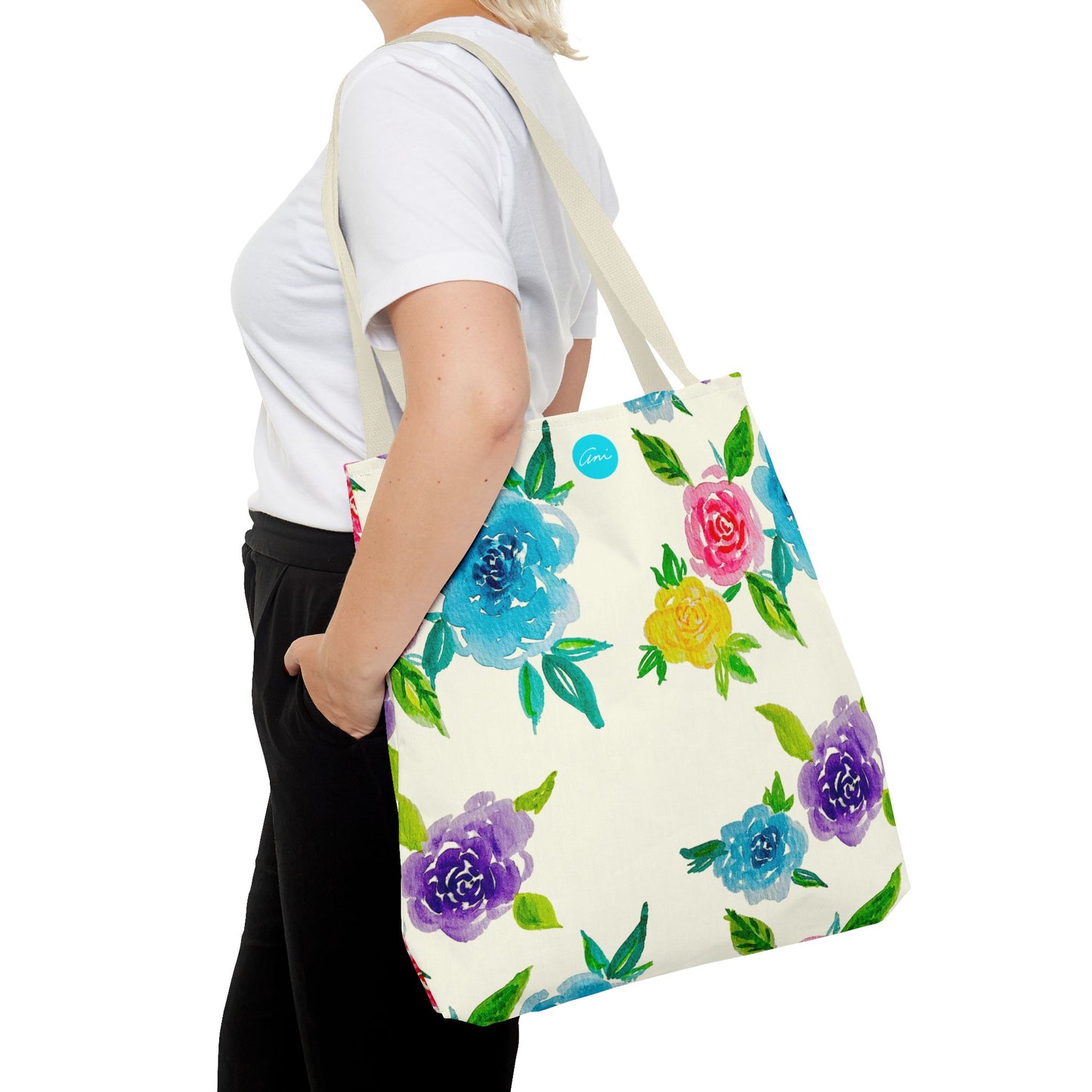 Spring Roses Ivory Tote Bag