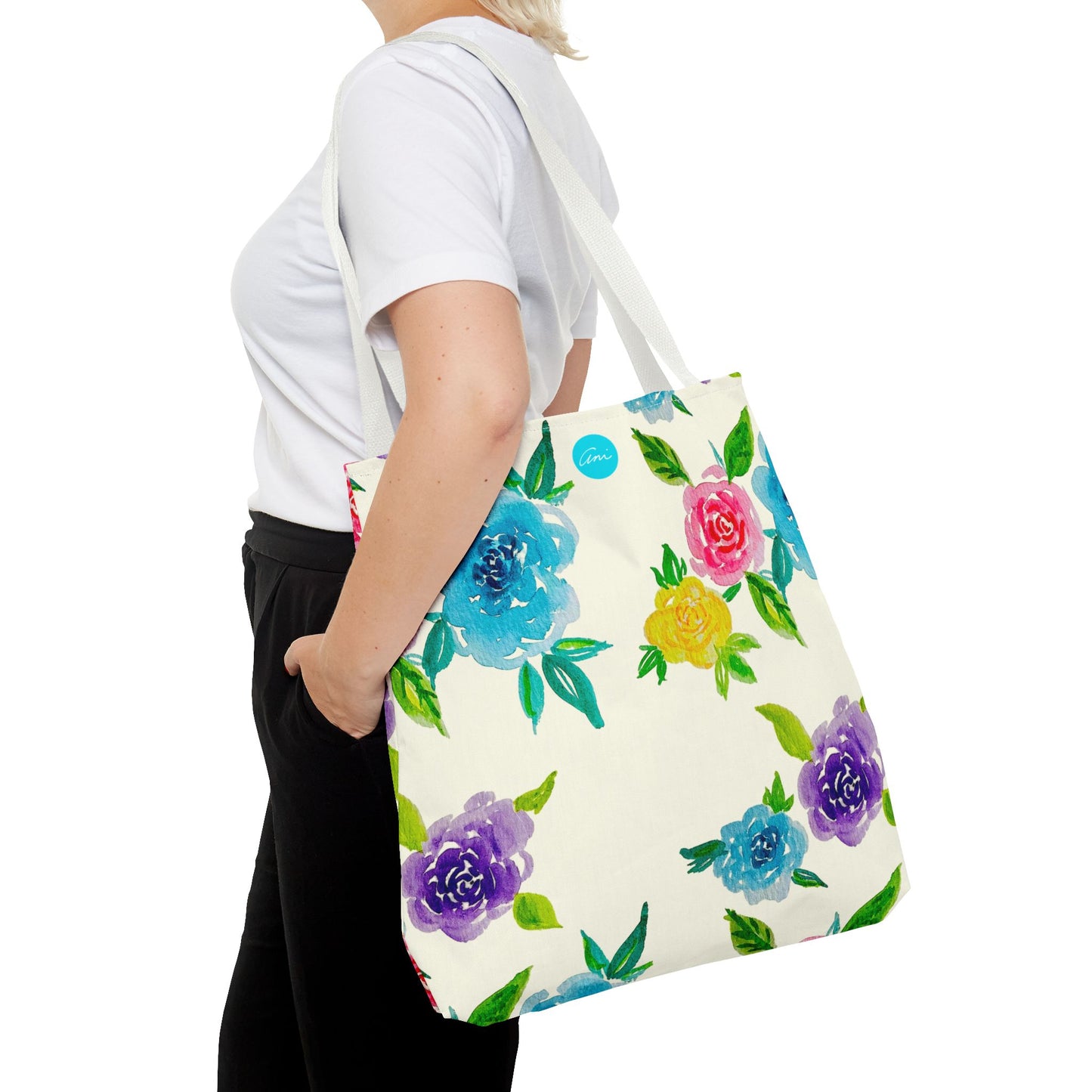 Spring Roses Ivory Tote Bag