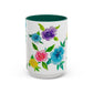 Spring Roses Accent Mug