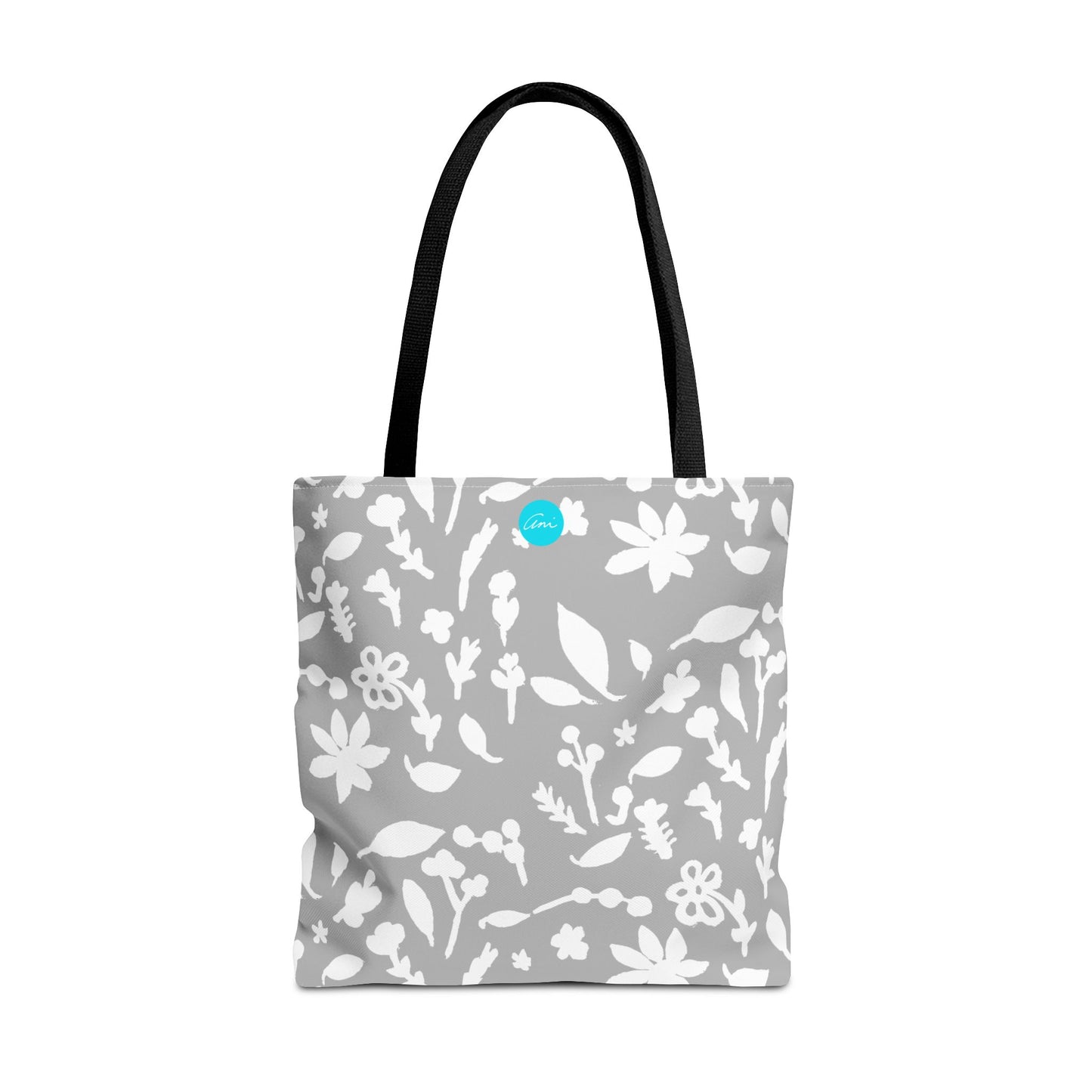 Light Grey Fall Foliage Tote Bag