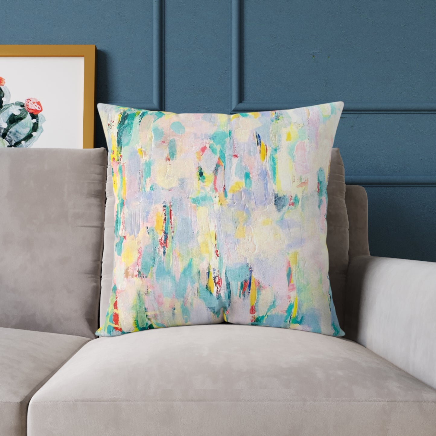 Dissertation Square Poly Canvas Pillow