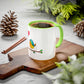 Bird with a Heart Balloon Accent Mug