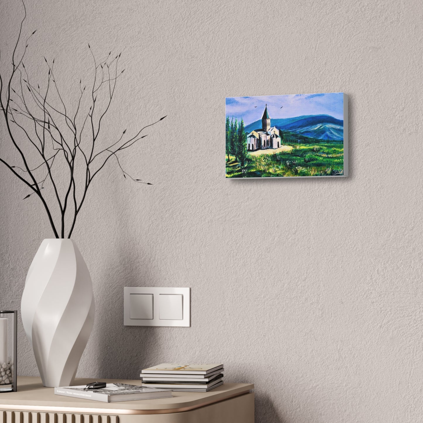 Ghazanchetsots Cathedral Canvas Print