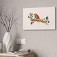 Bright Bird on a Branch Canvas Print