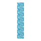 Turquoise Fall Foliage Table Runner (Cotton, Polyester)