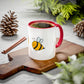Two Honeybees Accent Mug