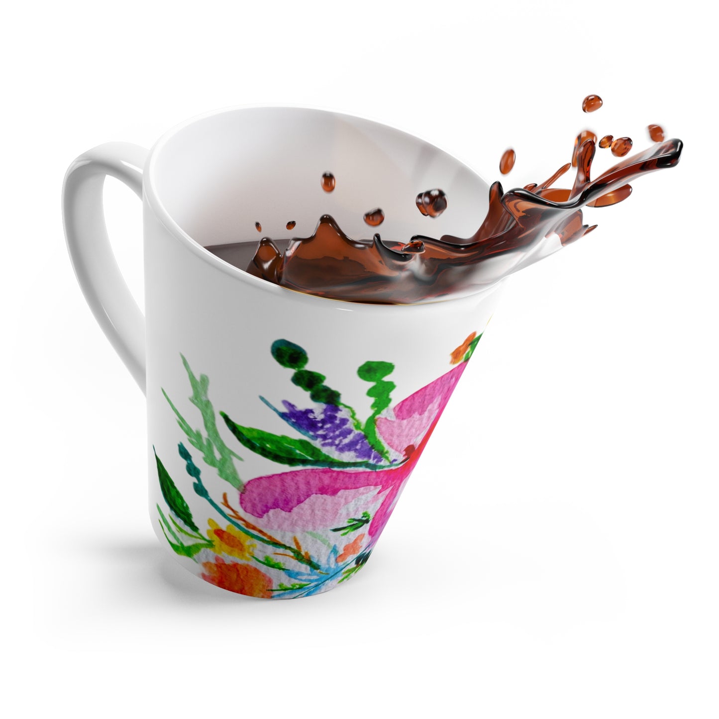 Summer Bouquet Latte Mug