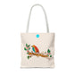 Bright Bird on a Branch Tote Bag