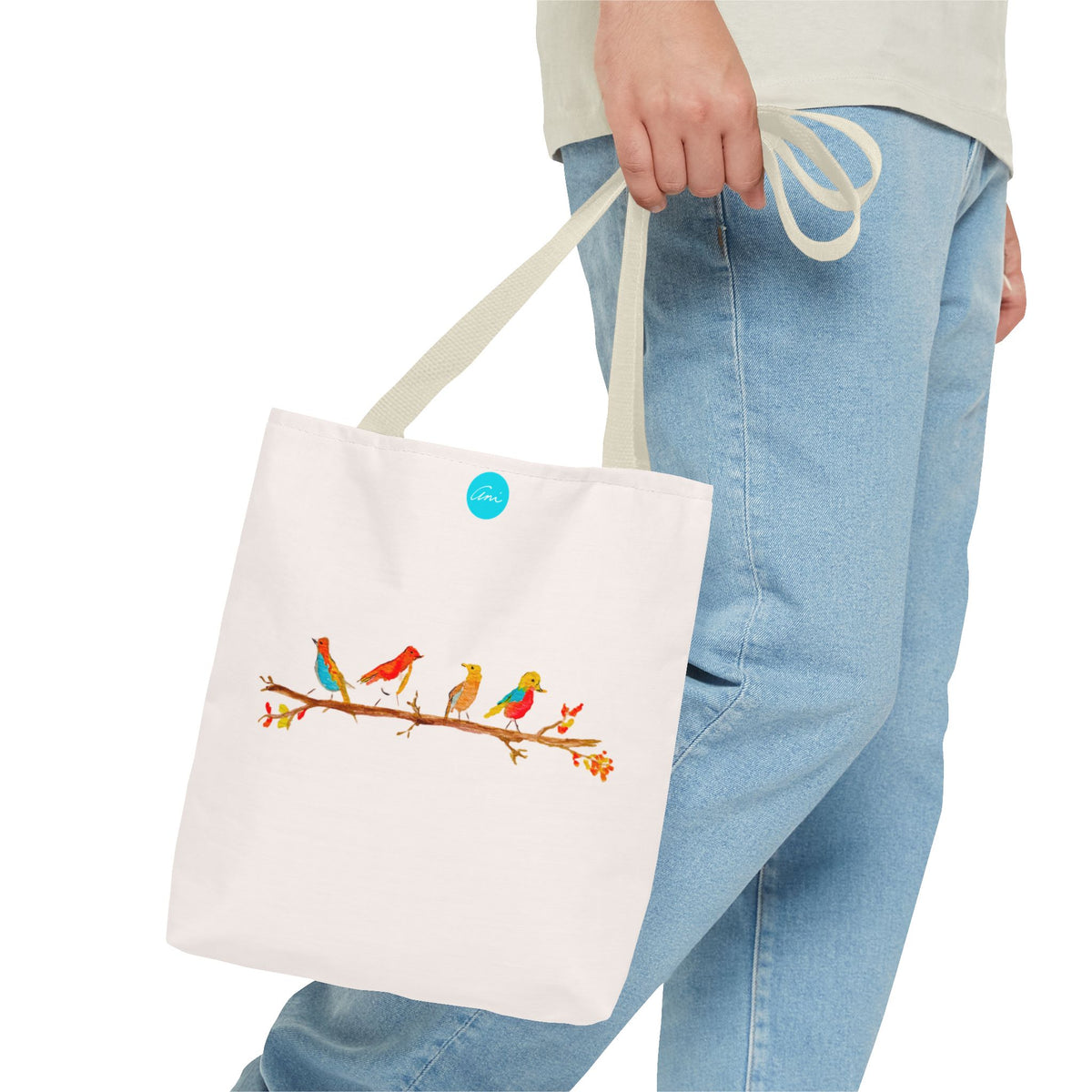 Birds on a Branch Tote Bag