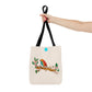 Bright Bird on a Branch Tote Bag