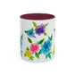 Spring Roses Accent Mug