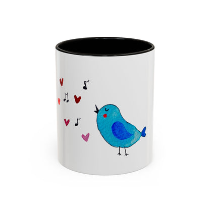 Singing Bird Accent Mug