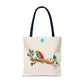 Bright Bird on a Branch Tote Bag
