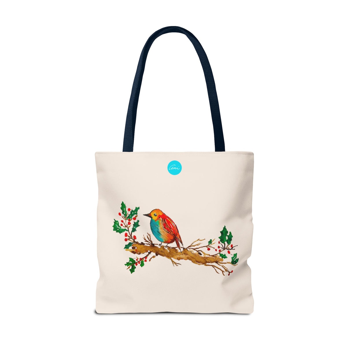 Bright Bird on a Branch Tote Bag
