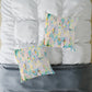 Abstract Square Poly Canvas Pillow