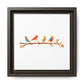 Birds on a Branch Gallery Canvas Print with Frame