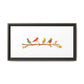 Birds on a Branch Gallery Canvas Print with Frame