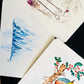 Winter Horizon Original Watercolor