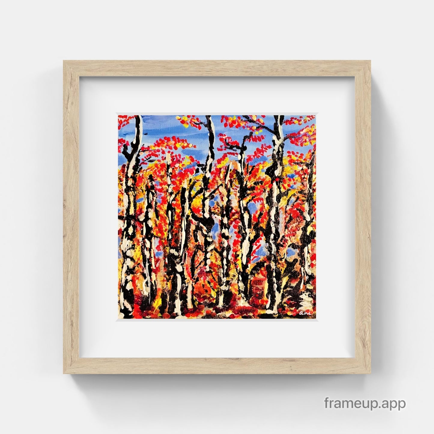 *Sold* Birch Trees Original Painting