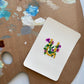 Custom Floral Gold Leaf Armenian Letter Watercolor